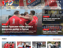 Tablet Screenshot of borac-sport.com